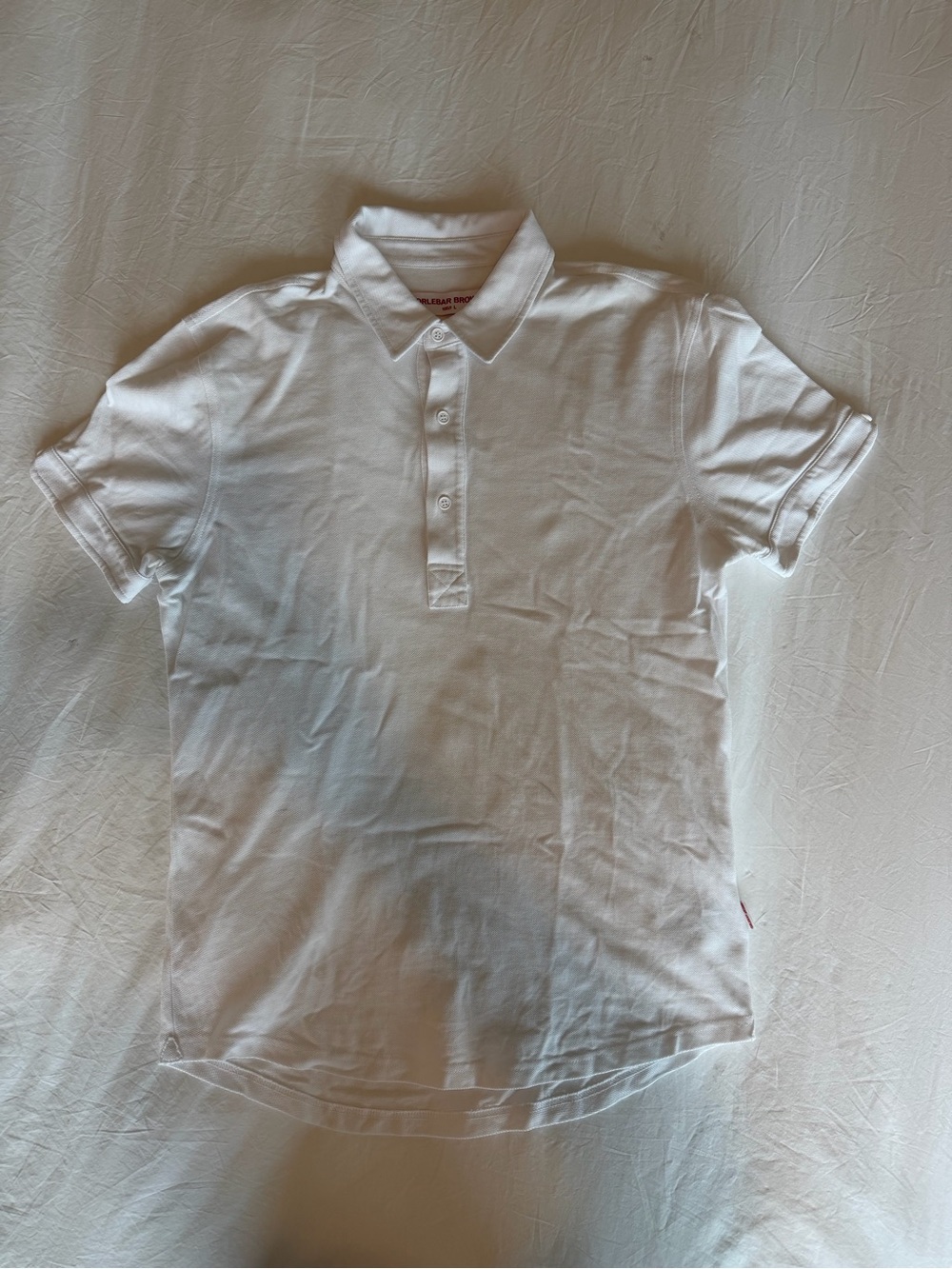 Orlebar Brown Men's White Polo Shirt - Classic Short Sleeve